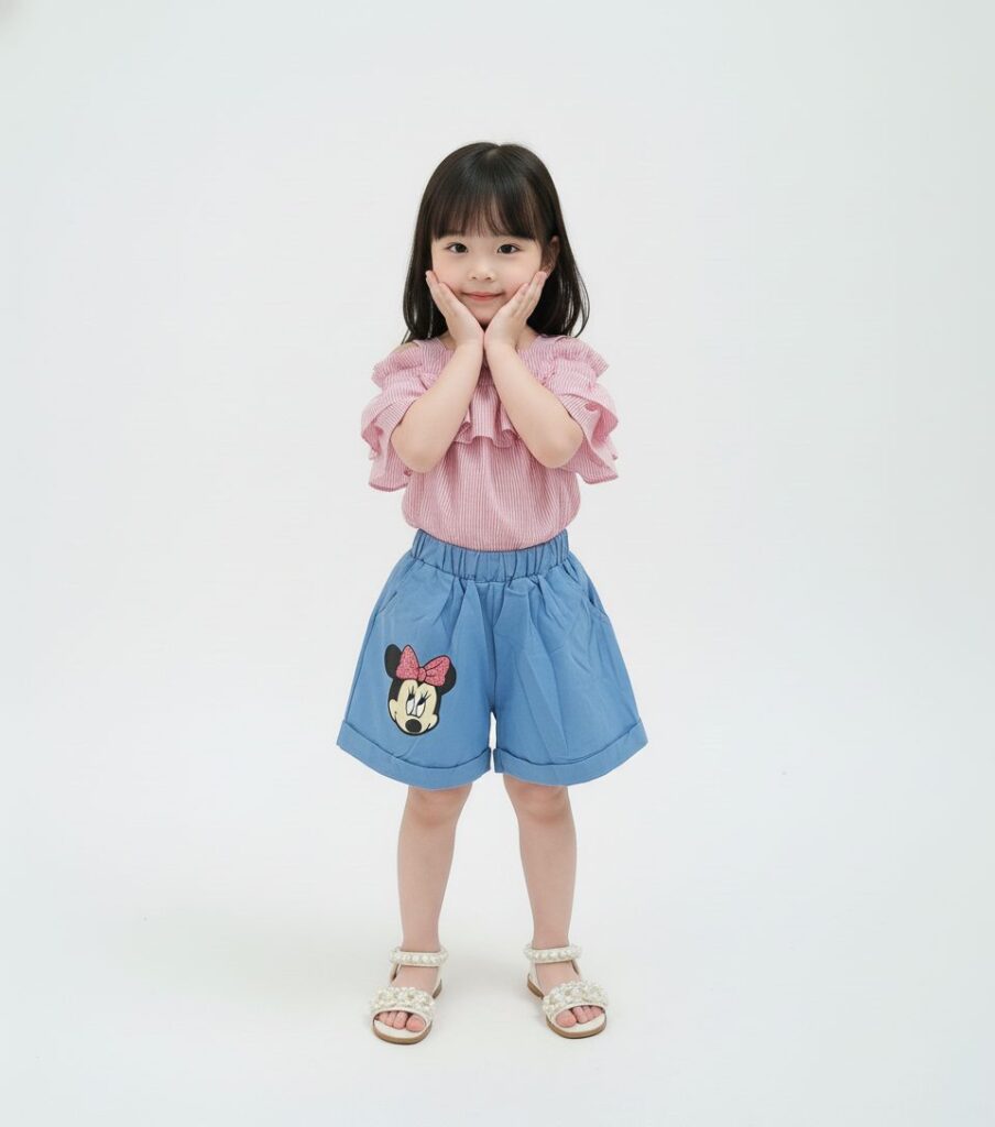 Setelan Anak Dydy Korean Style Katun Denim Murah Berkualitas