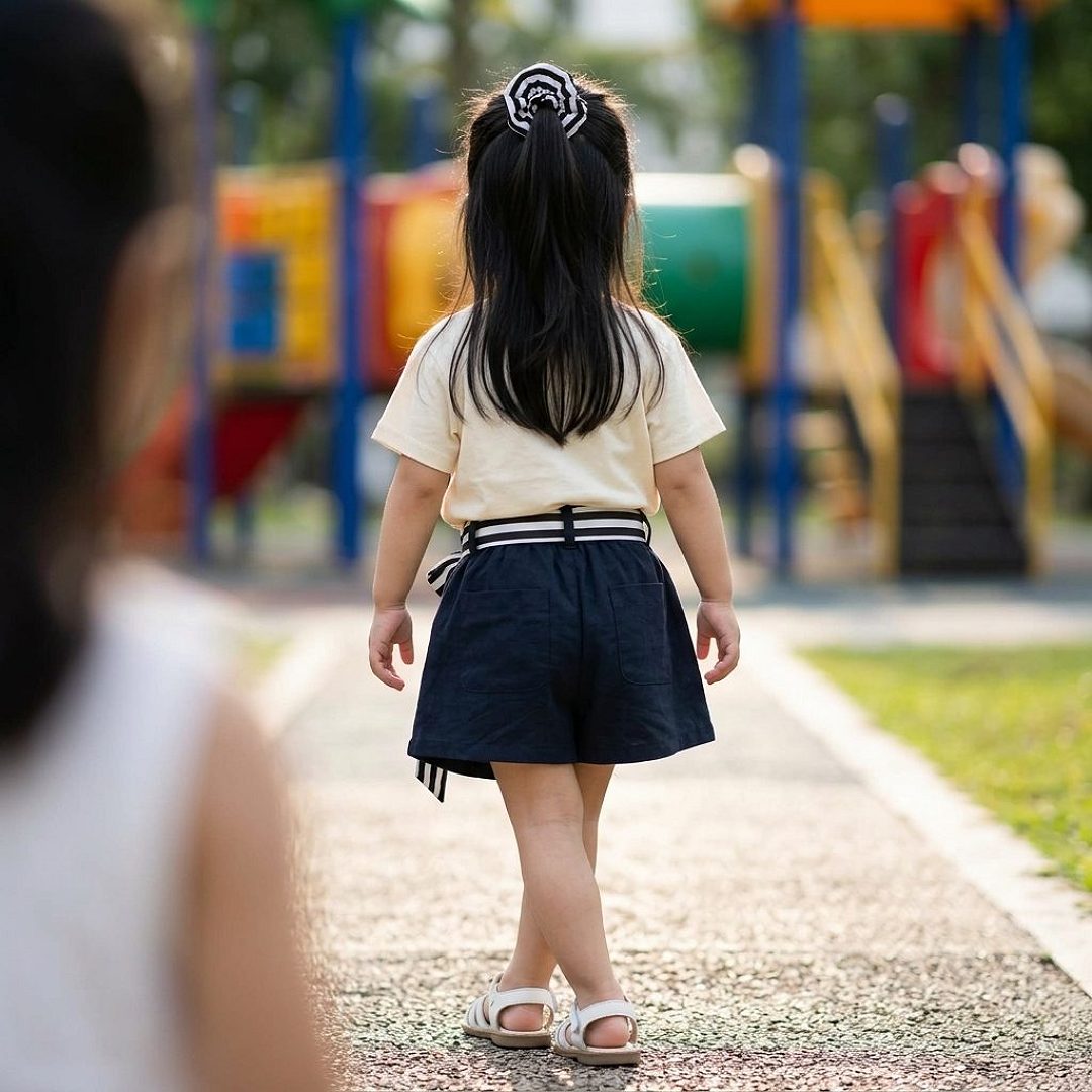 Setelan Anak Setelan Anak Perempuan Skort Celana Rok Tampak Belakang Murah Berkualitas